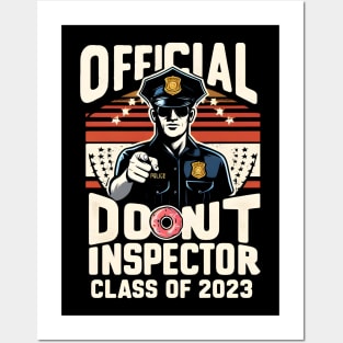 "Official Donut Inspector: Class of 2023" Police Academy Posters and Art